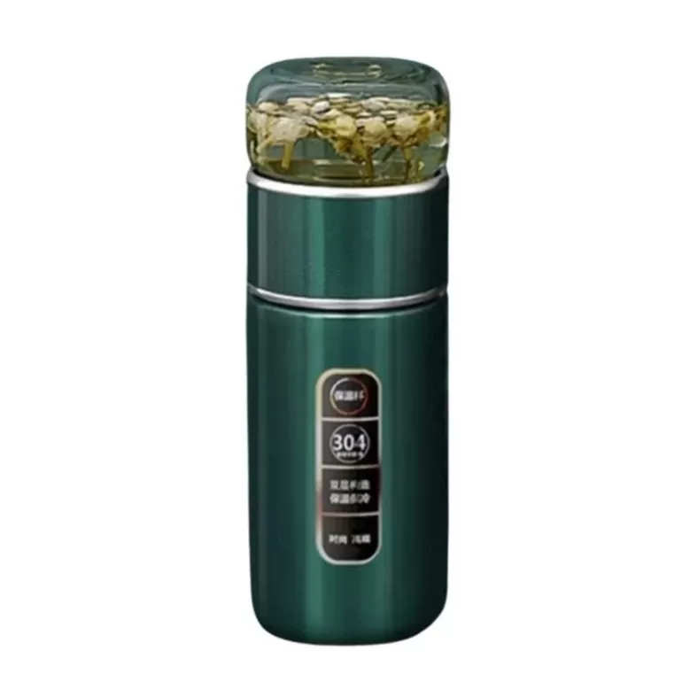 Théière-en-fonte Théières Nomades>Thermos filtre à thé intégré