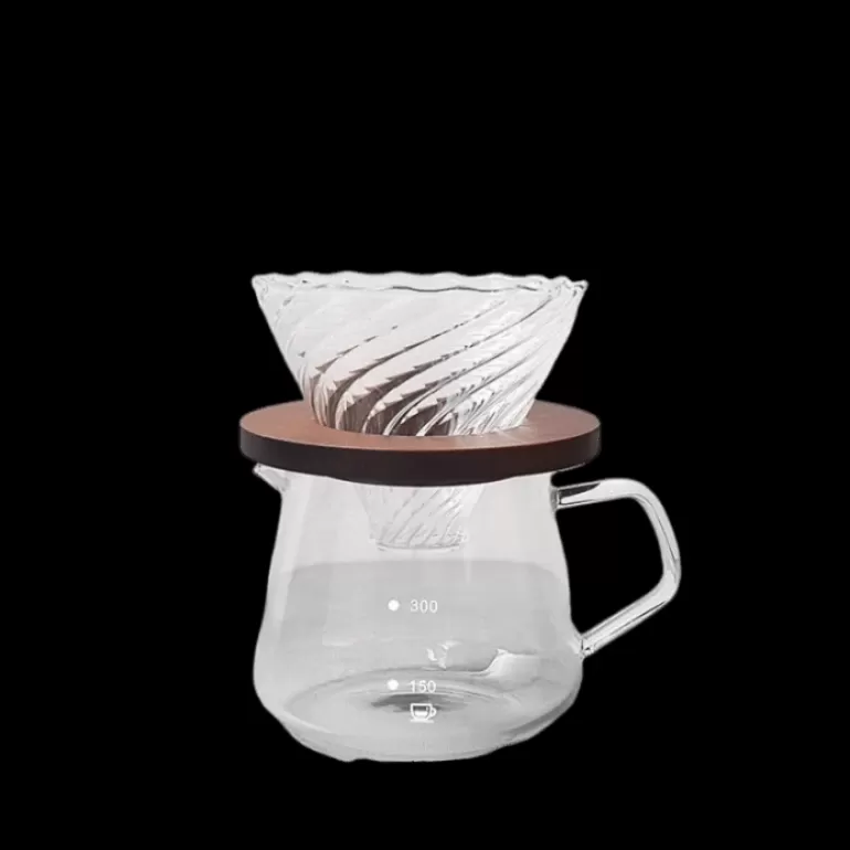 Théière-en-fonte Théières En Verre>Théière en Verre Filtre Spirale