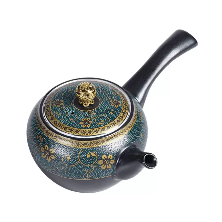 Théière-en-fonte Théières Japonaises>Théière japonaise kyusu artisanal