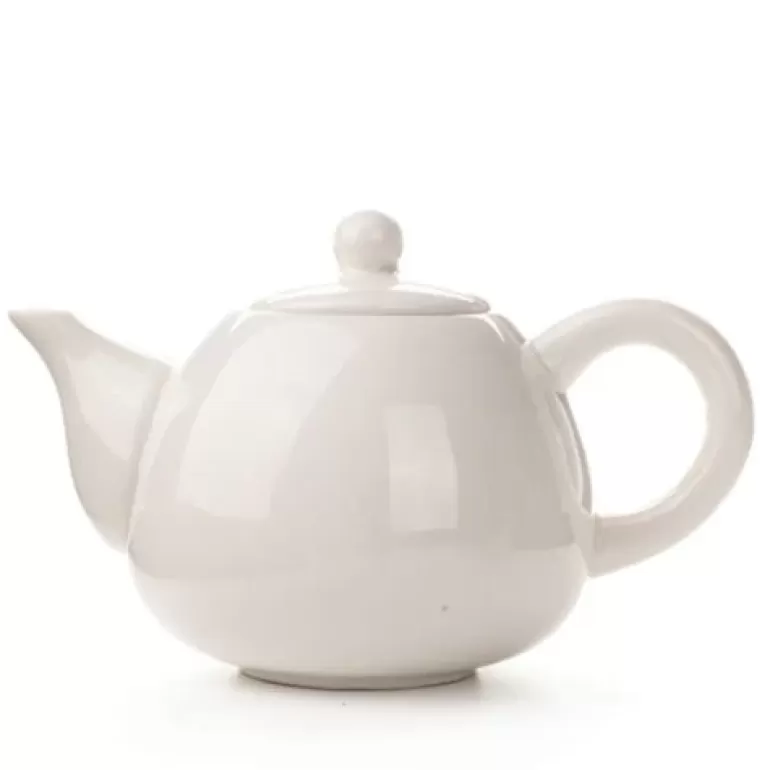 Théière-en-fonte Théières En Porcelaine>Théière porcelaine blanche